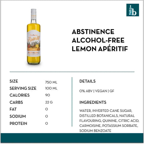 Abstinence Alcohol-Free Lemon Apéritif