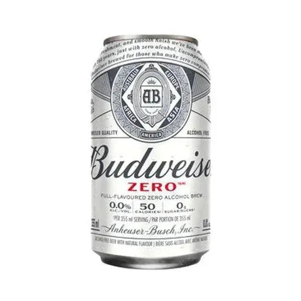 Budweiser Zero Non Alcoholic Beer 12 Pack Cans Bardelia 2055