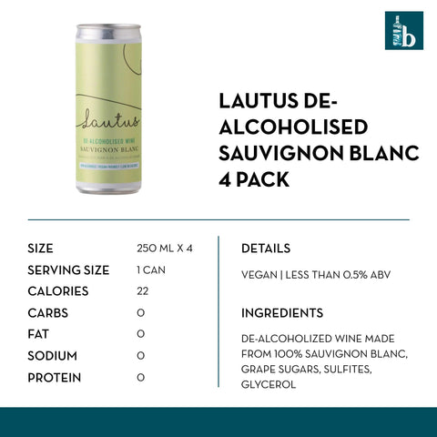 Lautus Non-Alcoholic Sauvignon Blanc - bardelia