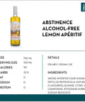 Abstinence Alcohol-Free Lemon Apéritif - bardelia