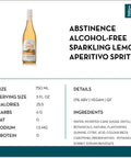 Abstinence Alcohol-Free Sparkling Lemon Aperitivo Spritz - bardelia