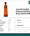 Almave Ámbar Non-Alcoholic Blue Agave Spirit - bardelia