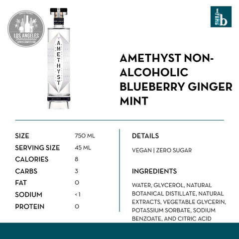 Amethyst Non-Alcoholic Blueberry Ginger Mint - bardelia