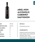 Ariel Non-Alcoholic Cabernet Sauvignon - bardelia