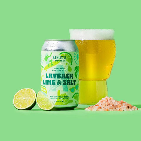Athletic Brewing Non-Alcoholic Layback Lime & Salt Beer - bardelia