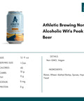 Athletic Brewing Non-Alcoholic Wit's Peak Beer - bardelia