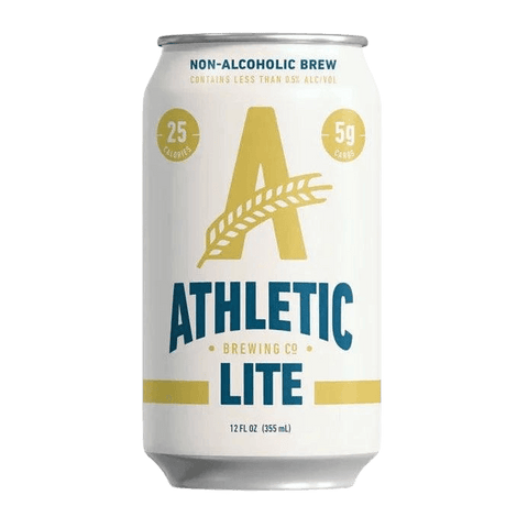 Athletic Lite Non-Alcoholic Light Beer (6 pack) - bardelia
