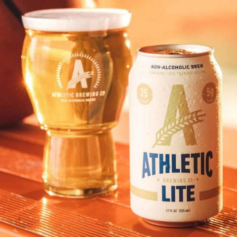 Athletic Lite Non-Alcoholic Light Beer (6 pack) - bardelia