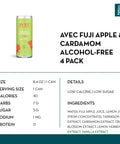 Avec Fuji Apple & Cardamom Sparkling Beverage - bardelia