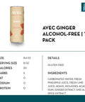 Avec Ginger Non-Alcoholic Sparkling Beverage - bardelia