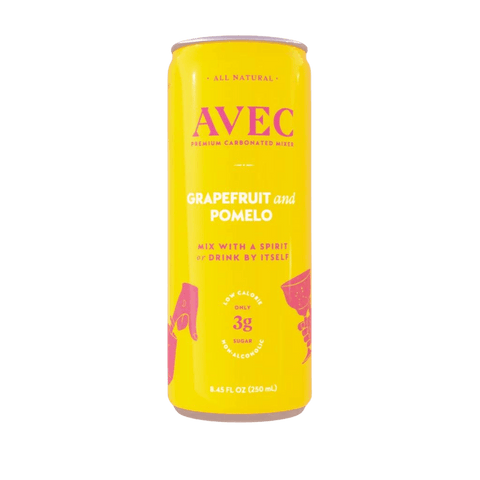 AVEC Grapefruit & Pomelo Non-Alcoholic Sparkling Beverage - bardelia