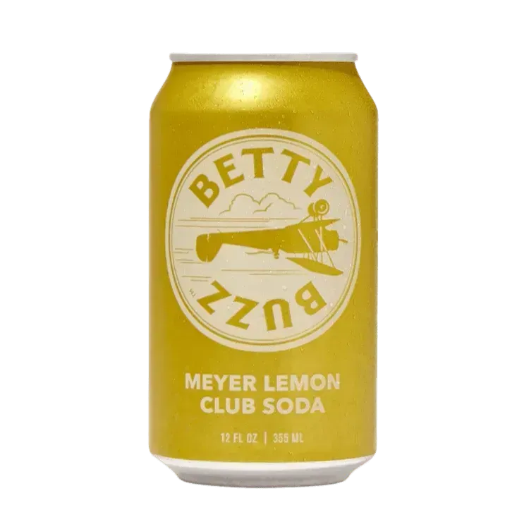 Betty Buzz Non-Alcoholic Meyer Lemon Club Soda - bardelia