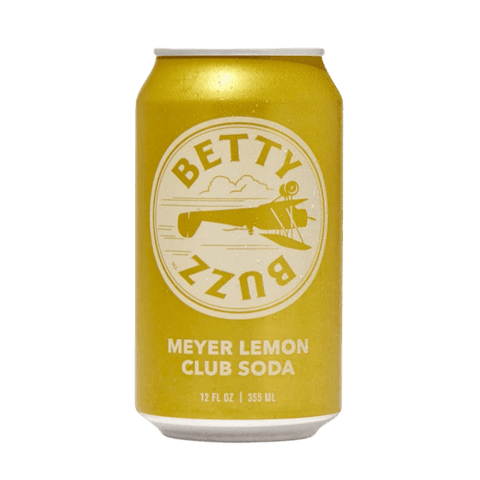 Betty Buzz Non-Alcoholic Meyer Lemon Club Soda - bardelia