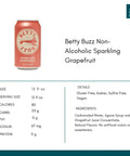 Betty Buzz Non-Alcoholic Sparkling Grapefruit - bardelia