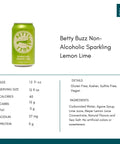 Betty Buzz Non-Alcoholic Sparkling Lemon Lime - bardelia