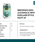 Brewdog Hazy AF Non-Alcoholic Beer - bardelia