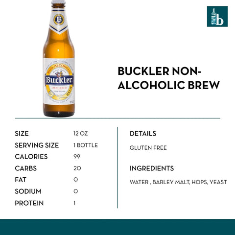 Buckler Non-Alcoholic Beer (6 pack) - bardelia