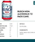 Busch Non-Alcoholic NA (12 pack cans) - bardelia