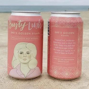 Busty Lush She's Golden Non-Alcoholic Blonde (6 pack) - bardelia