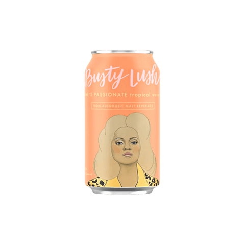 Busty Lush She's Passionate Non-Alcoholic Tropical Weisse (4 pack) - bardelia