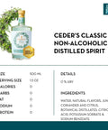 Ceder's Classic Non-Alcoholic Spirit - bardelia