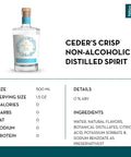 Ceder's Crisp Non-Alcoholic Distilled Spirit - bardelia