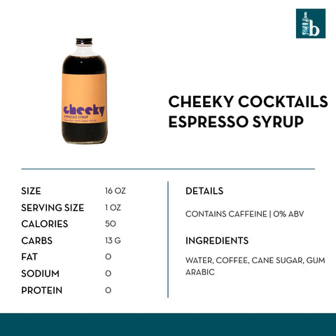 Cheeky Espresso Syrup - bardelia