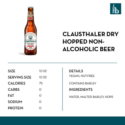 Clausthaler IPA Dry Hopped Non-Alcoholic Beer - bardelia