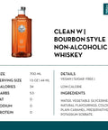 CleanCo Clean W Non-Alcoholic Whiskey - bardelia