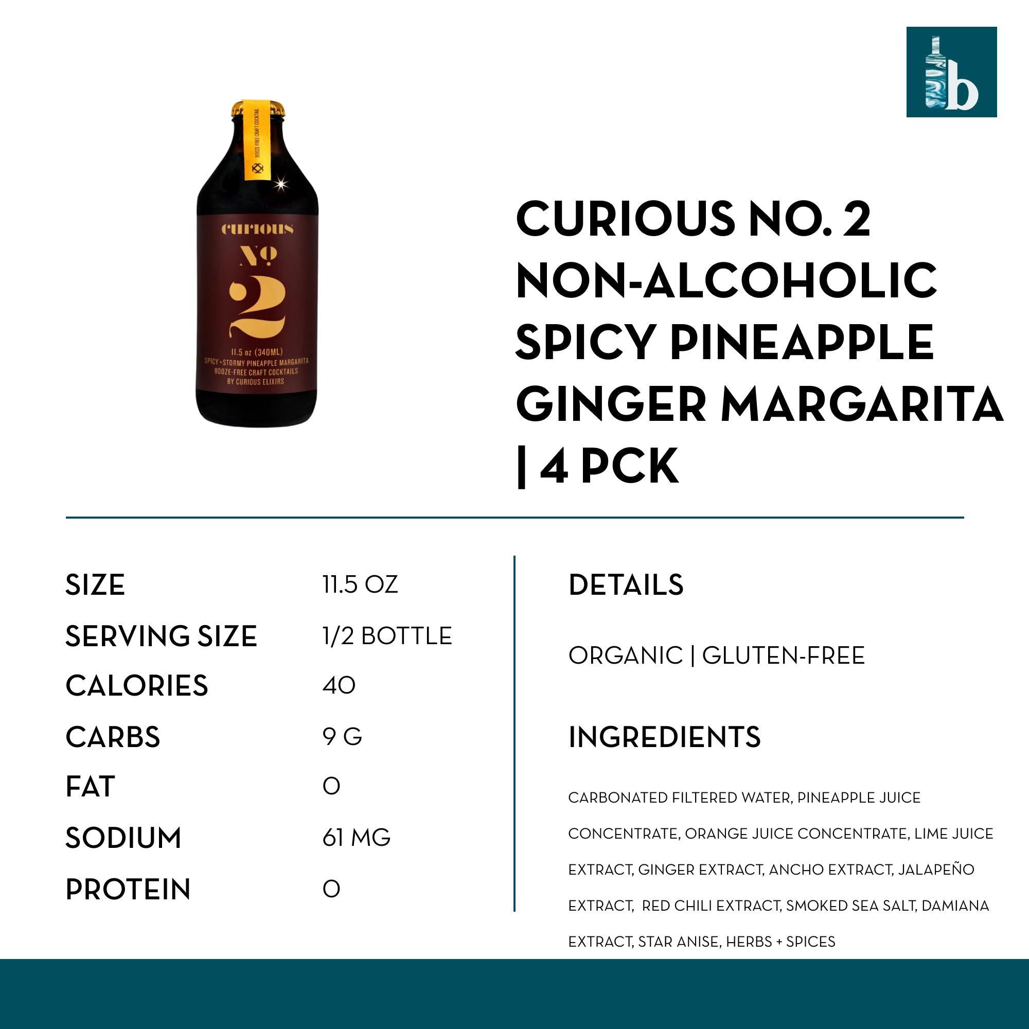 Curious Elixir - No. 2 - Non-Alcoholic Spicy Pineapple Ginger - bardelia