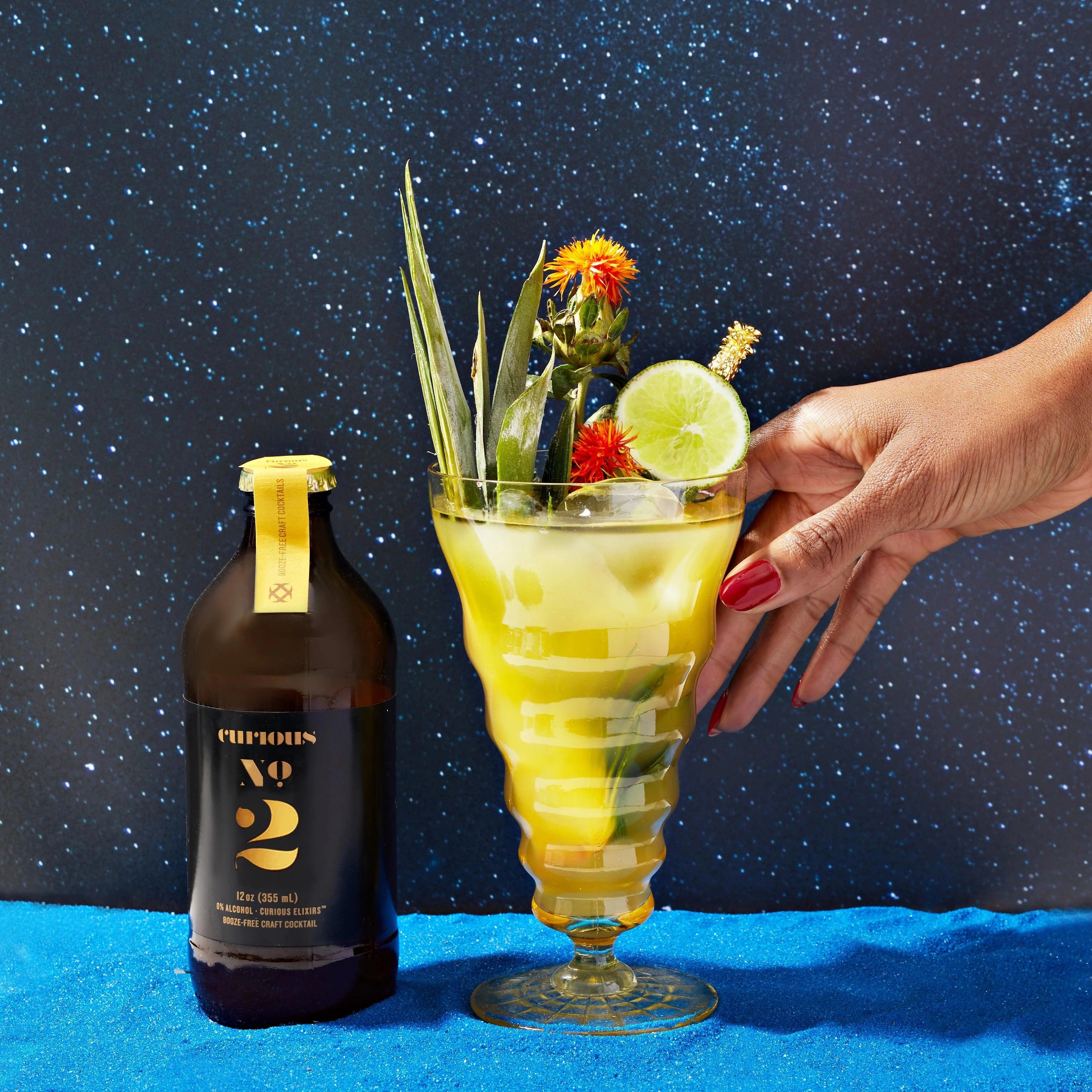 Curious Elixir - No. 2 - Non-Alcoholic Spicy Pineapple Ginger - bardelia