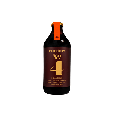 Curious Elixir - No. 4 - Non-Alcoholic Sicilian Blood Orange Spritz - bardelia