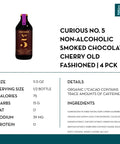 Curious Elixir - No 5 Non-Alcoholic Smoked Chocolate Cherry Old Fashioned - bardelia