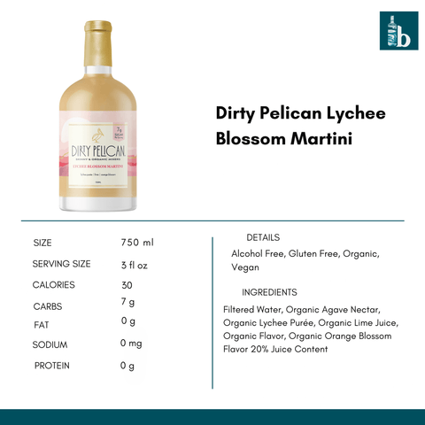 Dirty Pelican Lychee Blossom Martini - bardelia