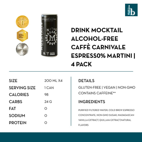 Drink Mocktails - Caffè Carnivale Espresso Martini Nitro - bardelia