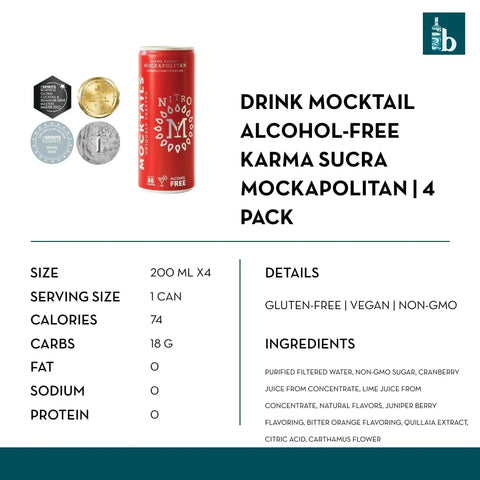 Drink Mocktails - Karma Sutra Mockapolitan Nitro - bardelia