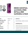 Drink Mocktails - Sevilla Red Sangria Nitro - bardelia