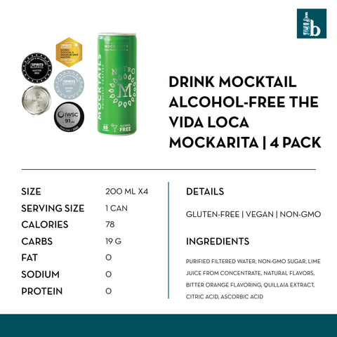Drink Mocktails - The Vida Loca Mockarita Nitro - bardelia