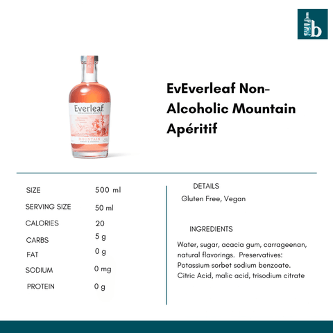 Everleaf Non-Alcoholic Mountain Apéritif - bardelia