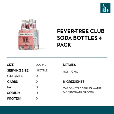 Fever-Tree Club Soda Bottles - bardelia