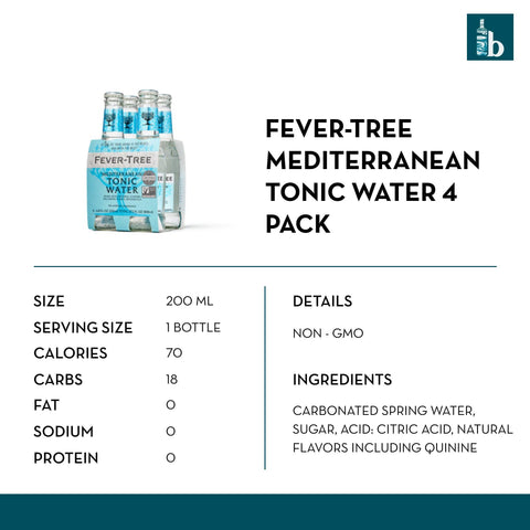 Fever-Tree Mediterranean Tonic Water - bardelia