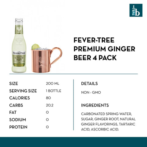 Fever-Tree Premium Ginger Beer - bardelia