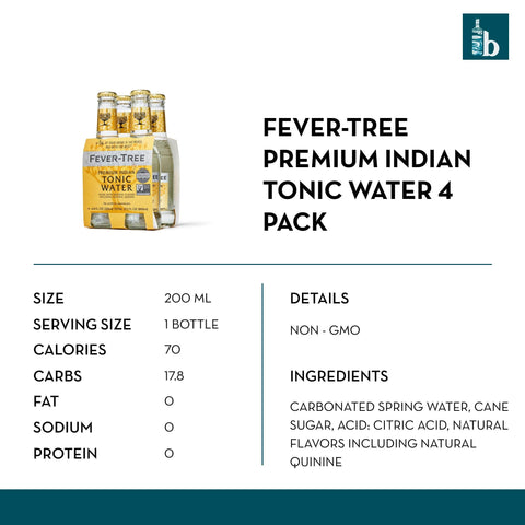 Fever-Tree Premium Indian Tonic Water - bardelia