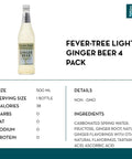 Fever-Tree Premium Light Ginger Beer - bardelia