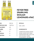 Fever-Tree Sparkling Sicilian Lemon Tonic Water - bardelia