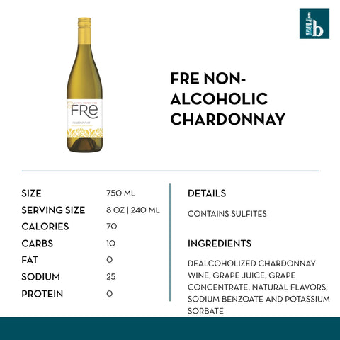 Fré Non-Alcoholic Chardonnay - bardelia