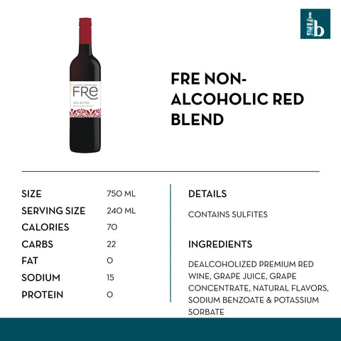 Fré Non-Alcoholic Red Blend - bardelia