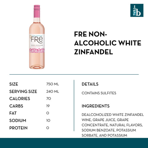 Fré Non-Alcoholic White Zinfandel - bardelia