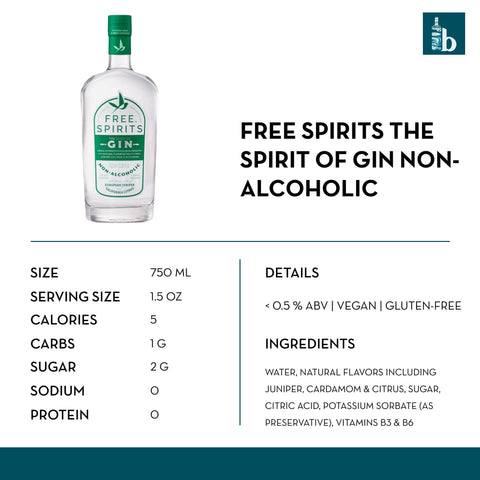Free Spirit Non-Alcoholic Gin - bardelia