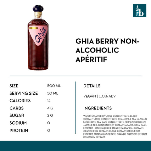 Ghia Berry Non-Alcoholic Apéritif - bardelia